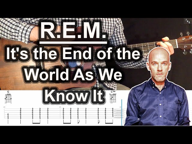 R.E.M. - It's the End of the World As We Know It | Guitar Tabs Tutorial