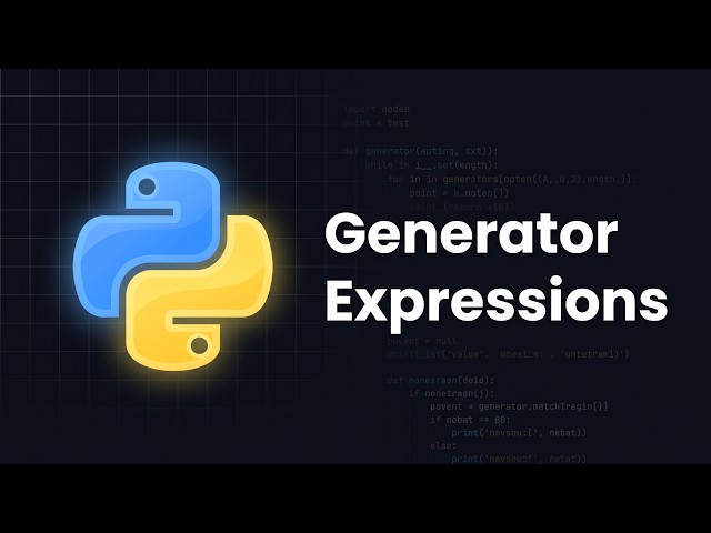 Expresiones generadoras en Python explicadas | Curso de Python Módulo 8, Tema 4