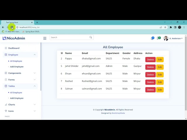 Spring Boot Project tutorial Part-3 (Controlling & UI design with thymeleaf-02)