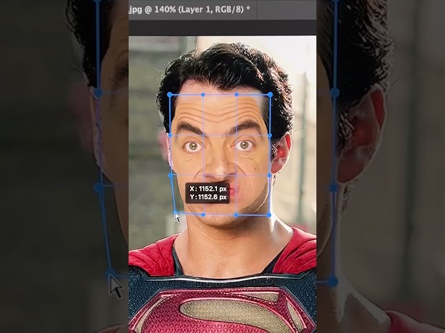 Swap Face with This Hidden Filter in Photoshop! #Shorts