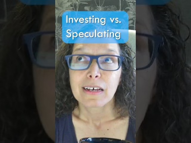 Investing vs Speculating #shorts
