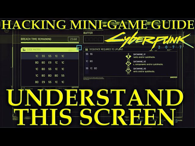 Cyberpunk 2077 Breach Protocol Intro Guide [Hacking Minigame Explained]