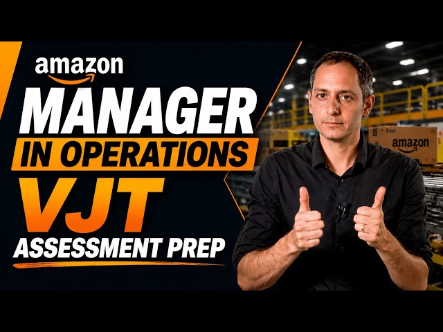 Amazon Manager VJT Assessment Prep [2026]