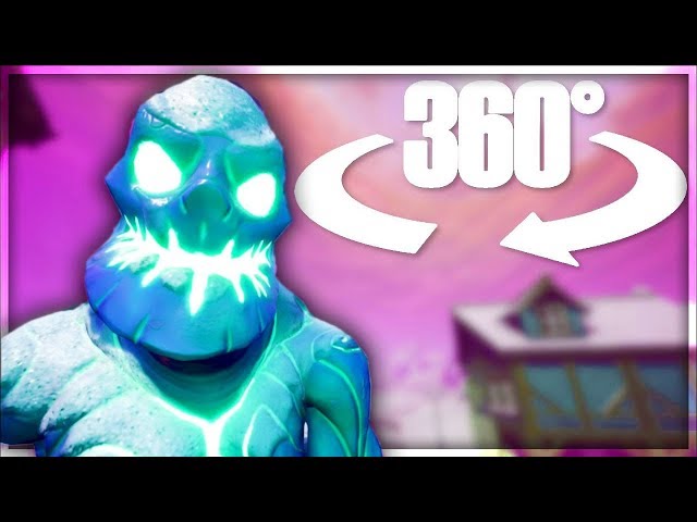 🕶 Fortnite Ice Zombies in Virtual Reality - 360° Experience