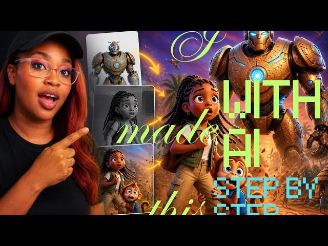 HOW I MADE A 3D ANIMATED CARTOON WITH AI (Full Beginner Tutorial)