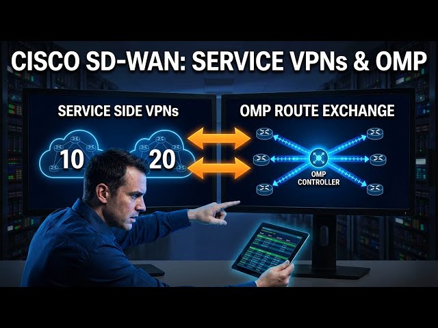 Ep4 - Deploy Service Side VPNs 100 & 200 in Cisco SDWAN