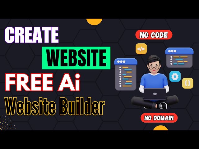 Create Website in Seconds with Free Ai Website Builder |  No Coding 🚀