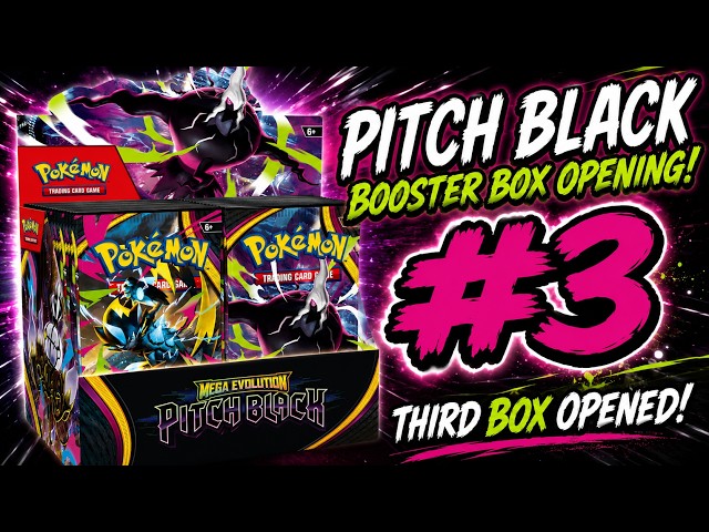 Opening My THIRD Pokémon Pitch Black Booster Box!