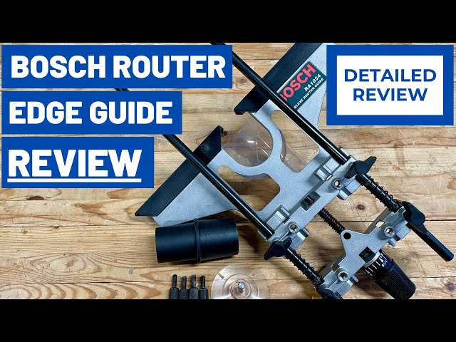 Bosch Router Edge Guide Review (RA1054) - w/ Circle Guide - DETAILED REVIEW