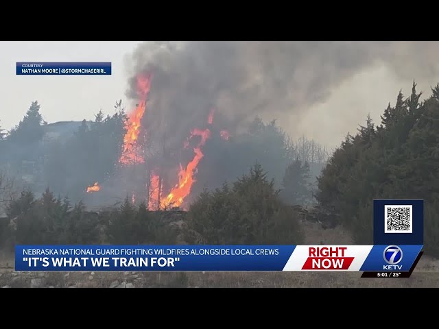 Nebraska National Guard gives update on wildfire containment
