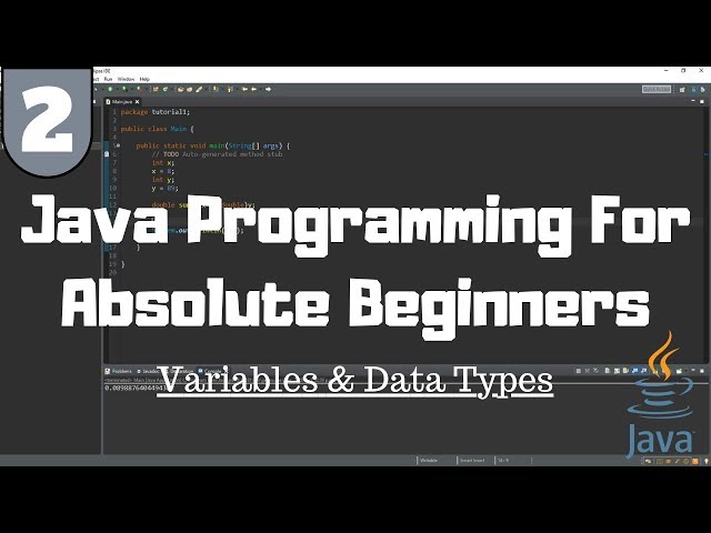 Java Tutorial for Beginners #2 - Variables & Data Types