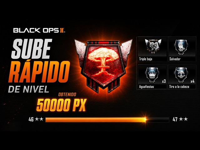 El SECRETO para SUBIR DE NIVEL en Black Ops 2