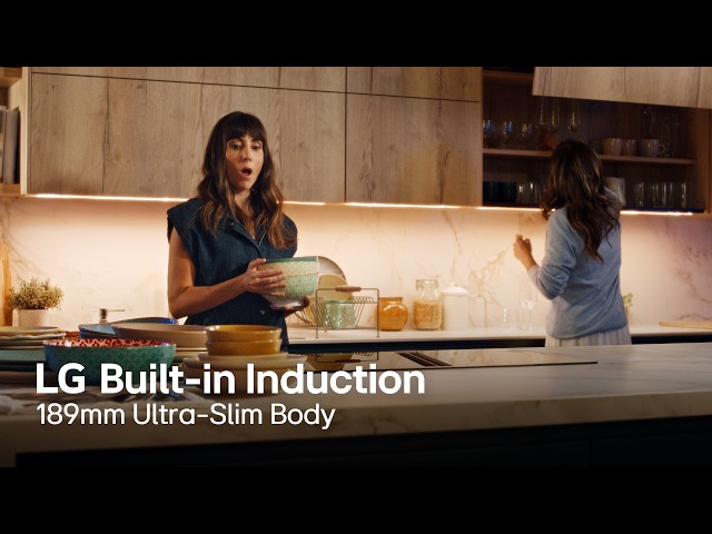 LG Built-in Hood Integrated Induction : Can a Cooktop Create More Space? | 189mm Body | LG