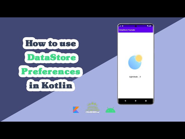 How to use DataStore Preferences  in Kotlin