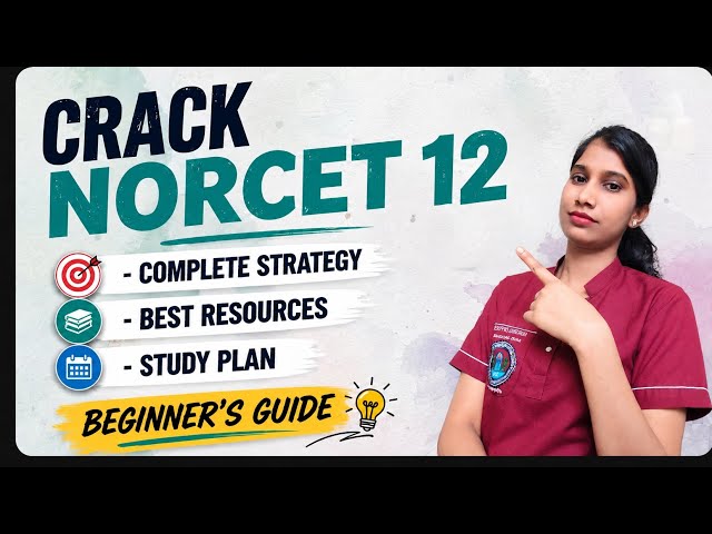 Best Books for NORCET 2026 & Nursing Exams | What to Study and How to Use Each Book #norcet12#norcet