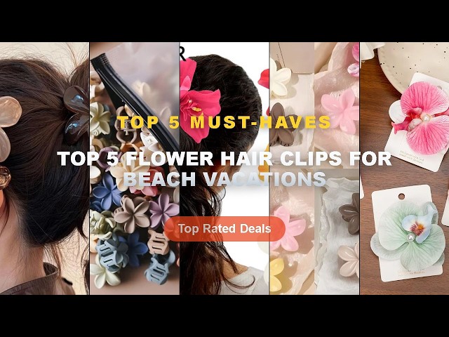 Top 5 Best Top 5 Flower Hair Clips For Beach Vacations (Must Have!) - Artificial Orchid Flower Butte