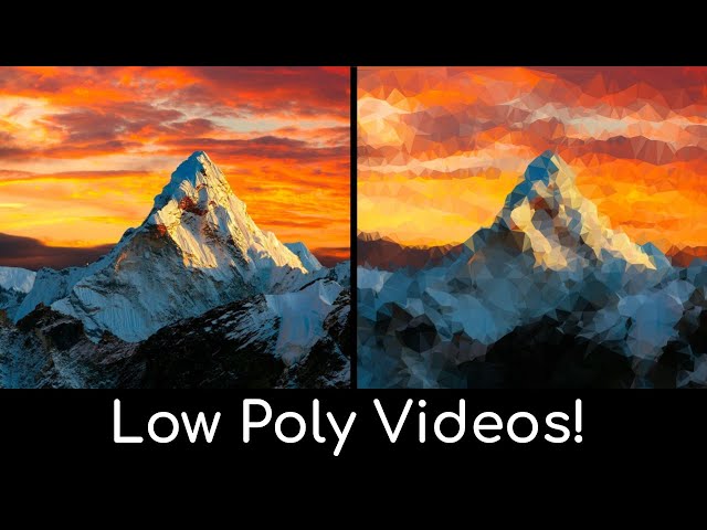 Turning Videos into Low Poly with Python!