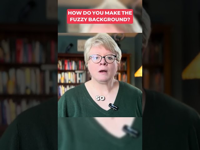 How I Get the Blurry Background in my videos #youtubeover40 #youtubegrowthtips