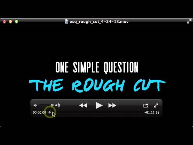 One Simple Question: Rough Cut Teaser