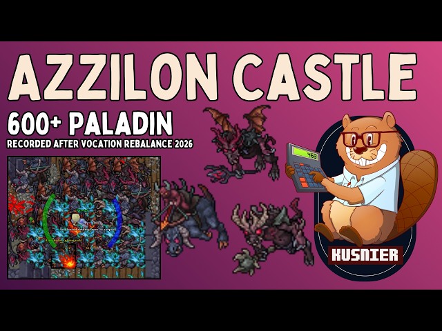 Azzilon Castle (difficult!) | 600+ Paladin | Tibia