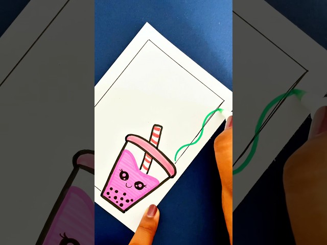 Cute frontpage border design ideas for project easy and beautiful #art #shorts #drawing #satisfying