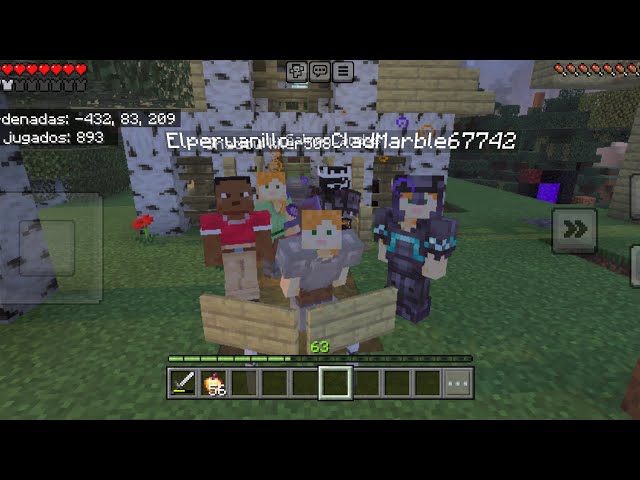 Únete a nuestros realm Minecraft bedrock version 26.33 link en la descripción