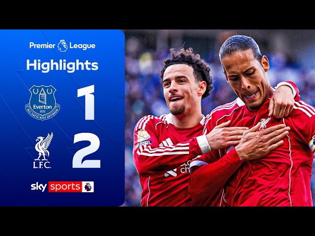 Van Dijk scores 100th minute winner! 😱 | Everton 1-2 Liverpool | Premier League Highlights