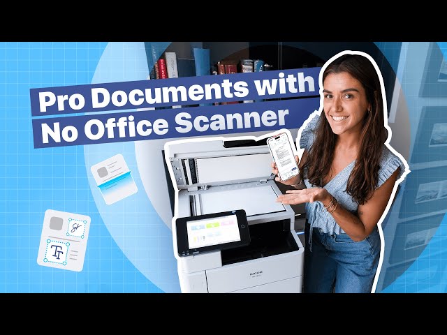 No Scanner Needed! Turn Your Phone Scans into Office-Grade Documents