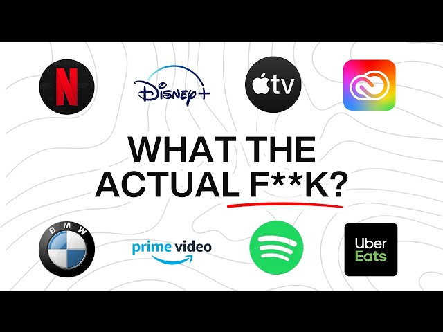 Why Subscription Services Are Making A Fool Out of Us