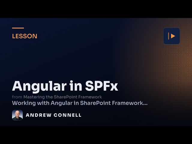 Angular in SharePoint Framework (SPFx) Solutions: Overview