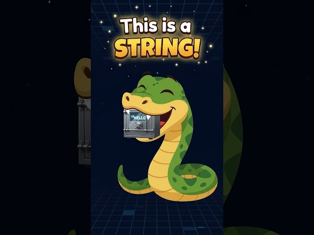 What is a String in Python? Plus f Strings Magic! 🐍✨ #Shorts
