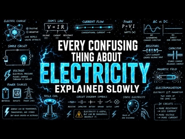 Every Confusing Thing About Electricity Explained Slowly (For Sleep)