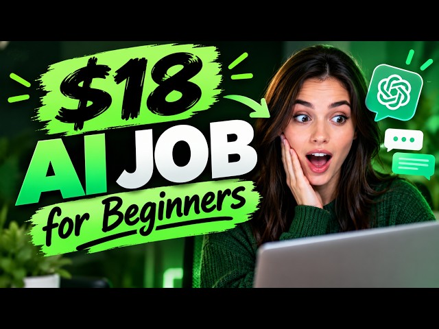 Easy AI Training Job $18 Per Hour (For Beginners)