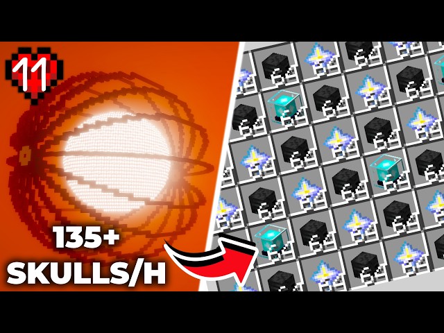 I Built The Most OP Wither Skeleton Farm In Hardcore Minecraft!