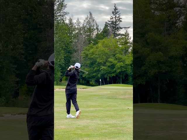 Smooth 8-iron 🏌🏻   #golf #golfswing #golfshorts #golfvibes #golflife