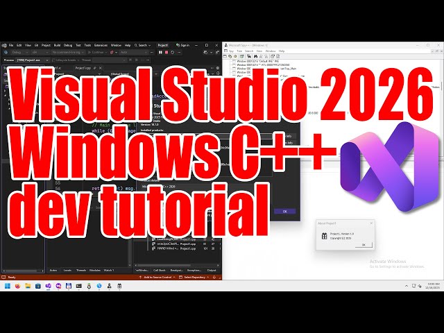 Visual Studio 2026 Windows C++ development tutorial - December 2025 - 2db0e7a3