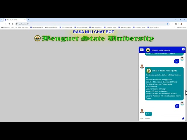 Rasa NLU 3.6.2 Demo