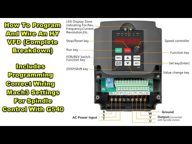 How To Program And Wire An HY VFD (Complete Breakdown)..