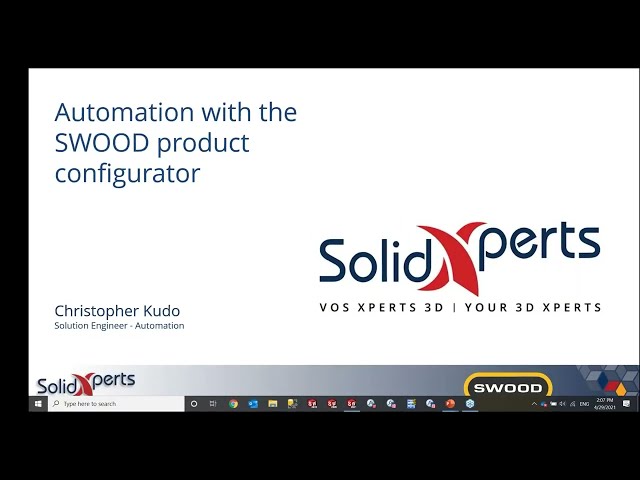 Automation with the SWOOD Product Configurator