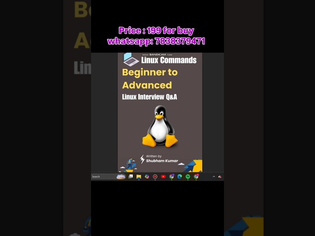 Linux eBook: Zero to Hero 🚀 | Master Commands Fast  #coding #linuxcommands  #shorts  #linux