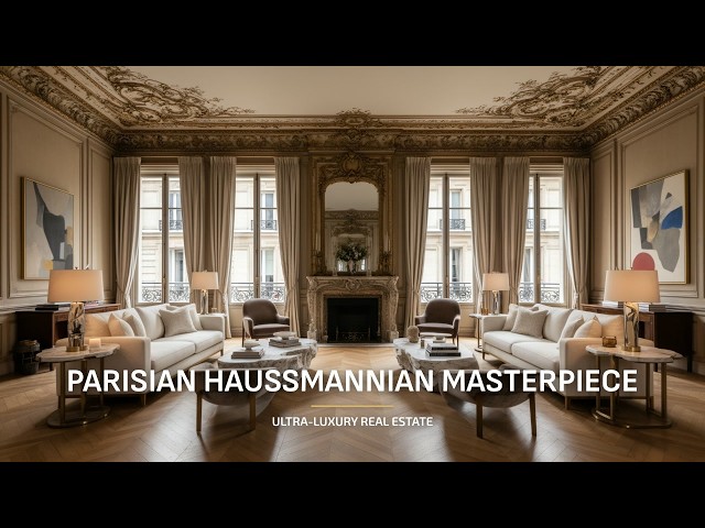 Inside a Parisian Haussmannian Masterpiece | Ultra-Luxury Apartment Tour