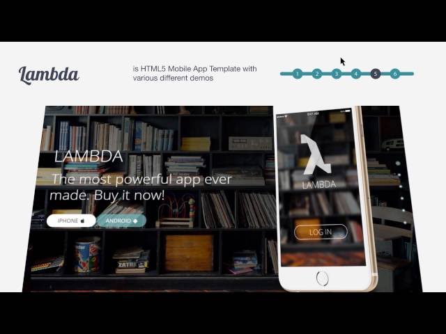 Best HTML5 Mobile App Templates