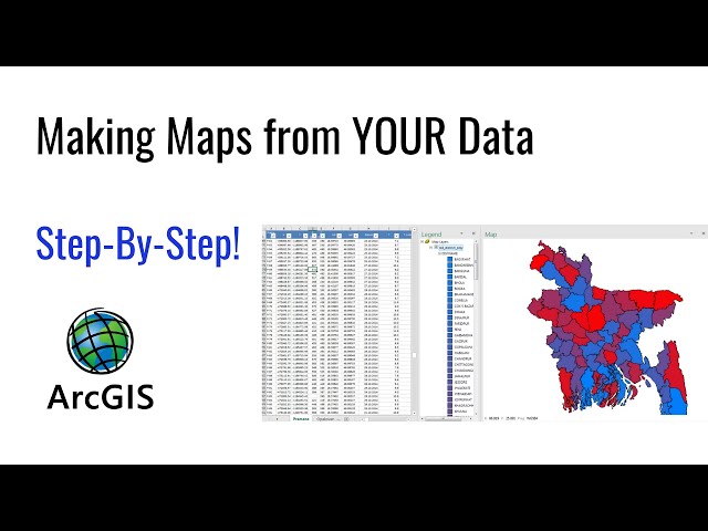 How to make GIS maps from YOUR Data?