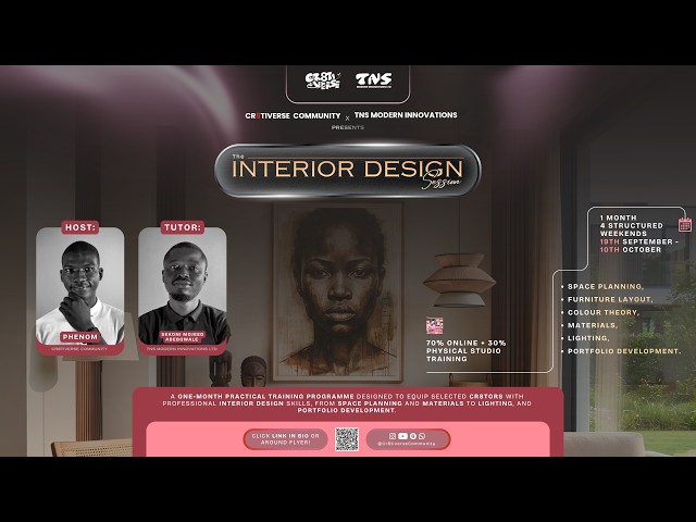 INTERIOR DESIGN SESSION — CLASS 01 | Fundamentals, Design Principles & The Interior Design Process