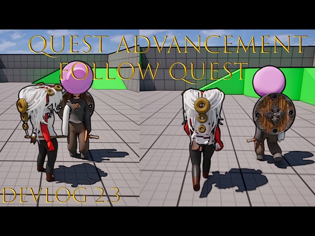 quest update follow quest | Cinnamon grove devlog 2.3