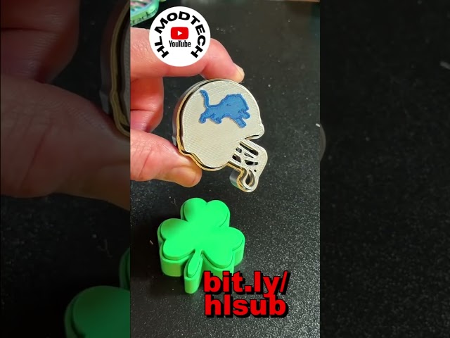 Tinkercad Clicky Fidget Good Luck Charm... #OnePride 🤞🏈