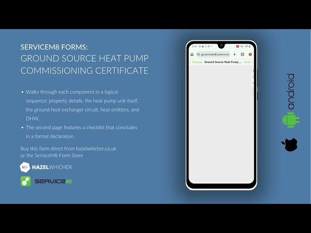 ServiceM8 Forms - Ground Source Heat Pump Commissioning Certificate