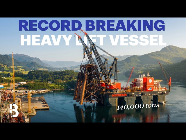 Why the World's Largest Crane Ship Intentionally Sinks to Stabilise Itself | Blueprint