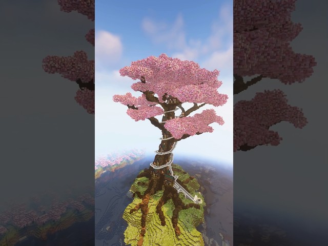 Minecraft: Simple Tree House Tutorial | Timelapse | #builds #shorts #minecraft