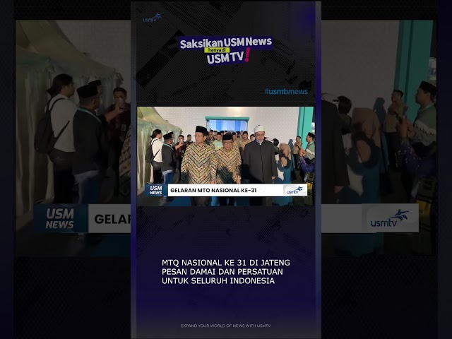 31st National MTQ Event #usmnews #usmtv #nationalmtq #unity #messageofpeace